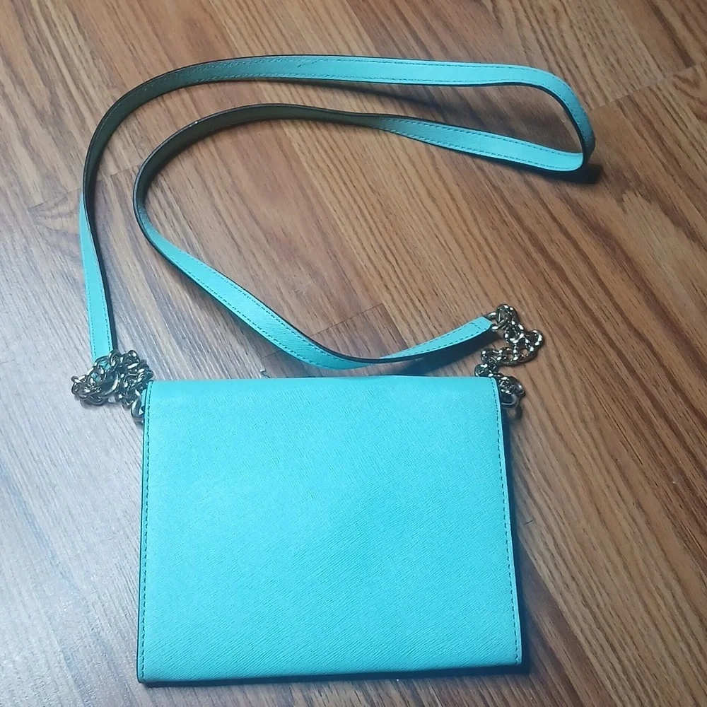 Kate‎ Spade Light Blue Slim Envelope Crossbody Bag